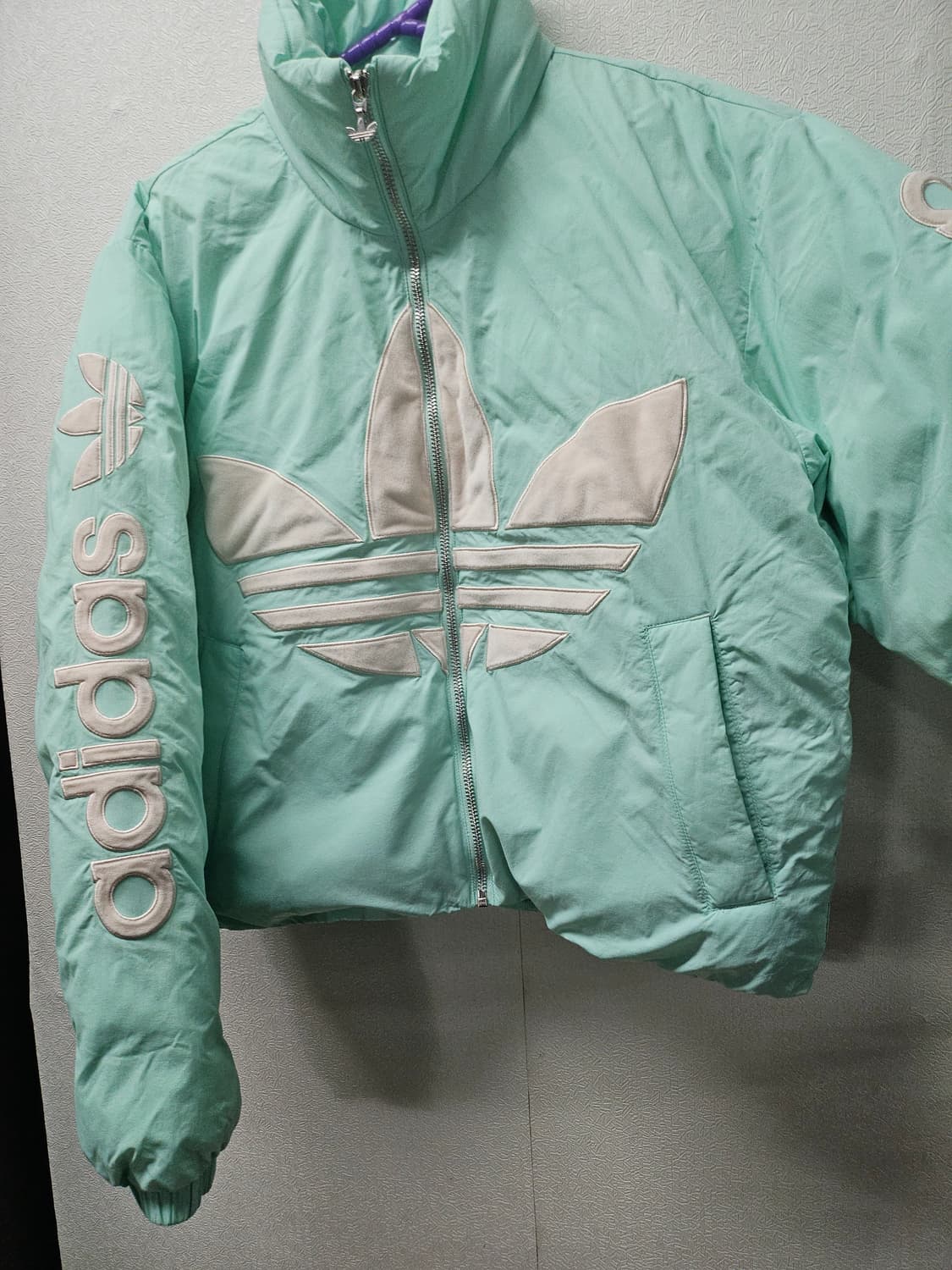 아디다스 민트 아디컬러 빅 로고 재킷 XS 상품이미지2