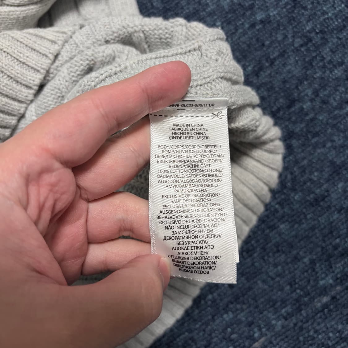 폴로 랄프로렌 브이넥 꽈배기 니트 상품이미지6