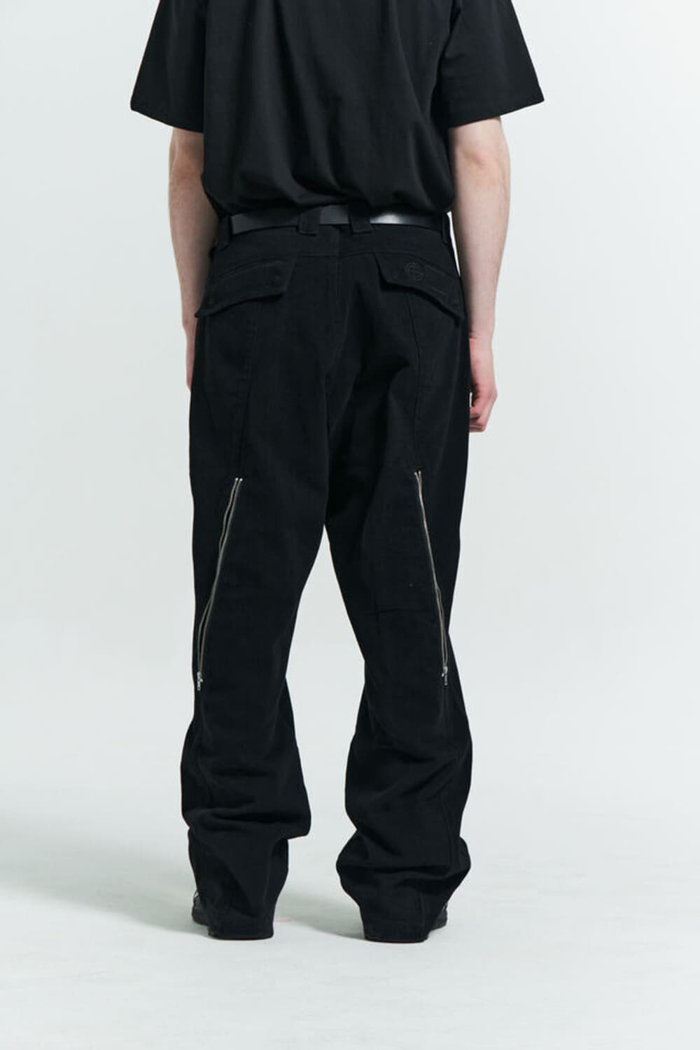 [S] 플라스틱프로덕트 mpa 웨이브 지퍼 팬츠 상품이미지1