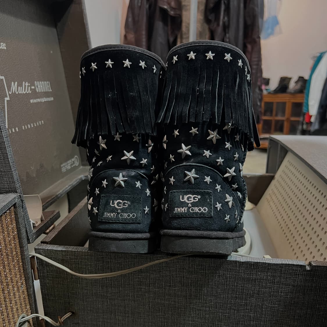 지미추 X 어그 스터드 부츠 블랙 상품이미지7