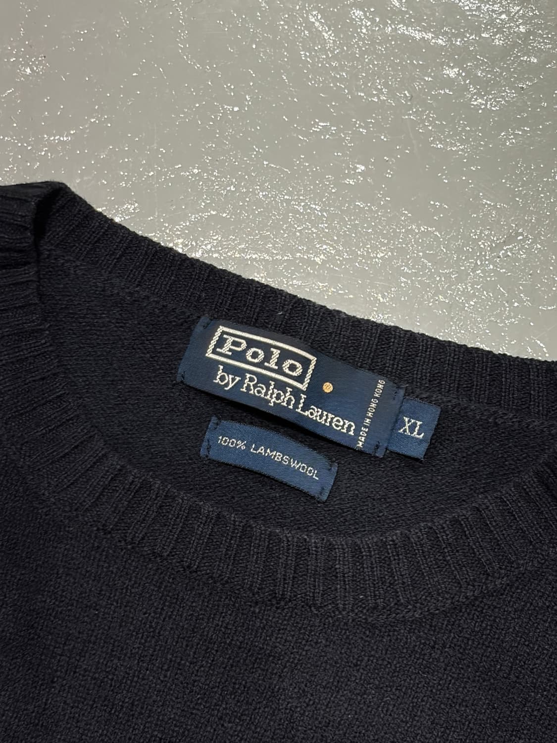 폴로 랄프로렌(Polo Ralph Lauren) 램스울 네이비 니트 상품이미지4