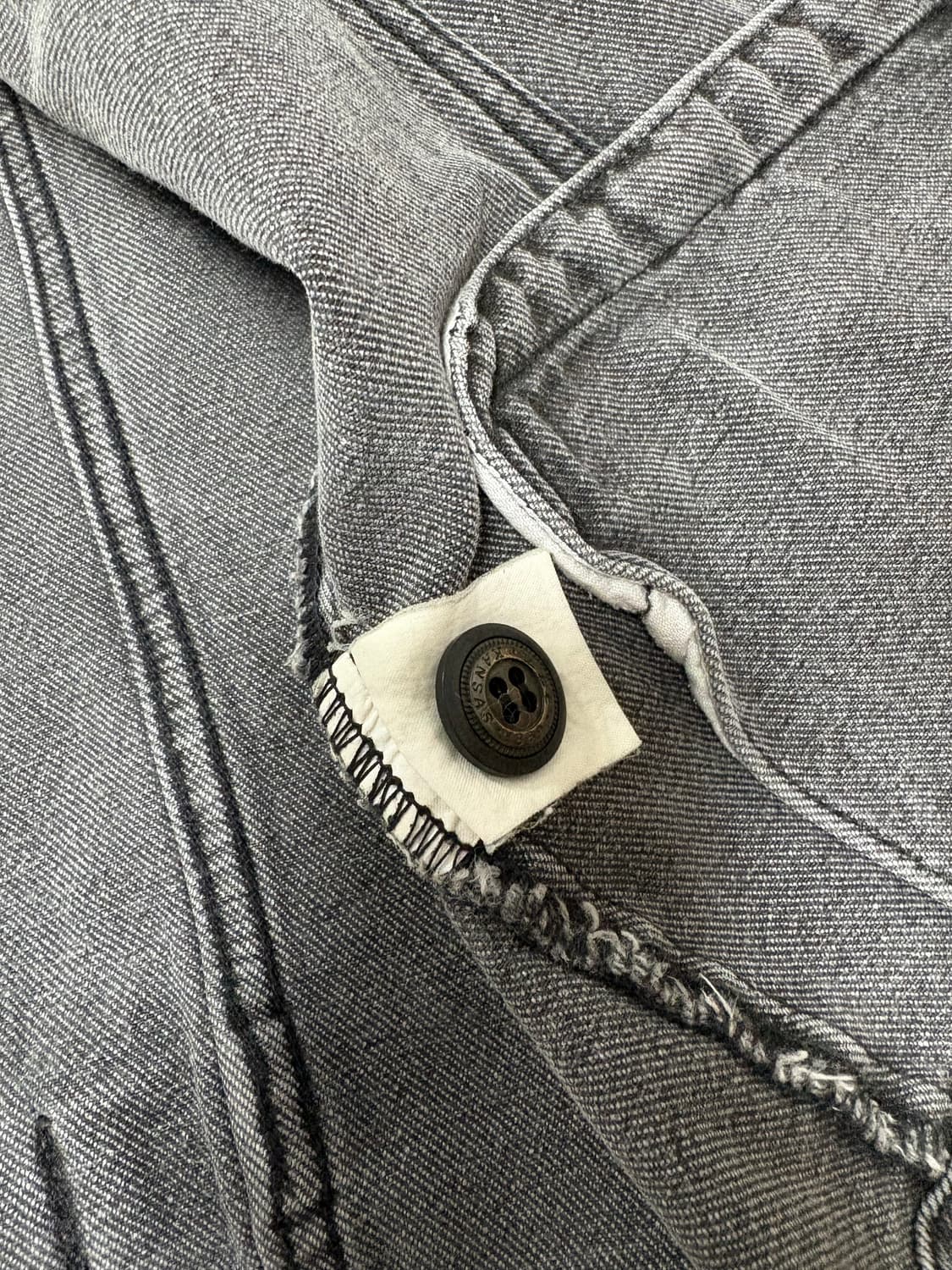 80년도 Lee 빈티지 워크 베스트, 데님 조끼 상품이미지5