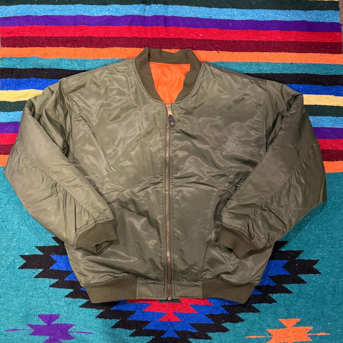 빈티지 리버시블 팬텀 밀리커리 항공점퍼 (MA-1) 110-115 상품이미지2