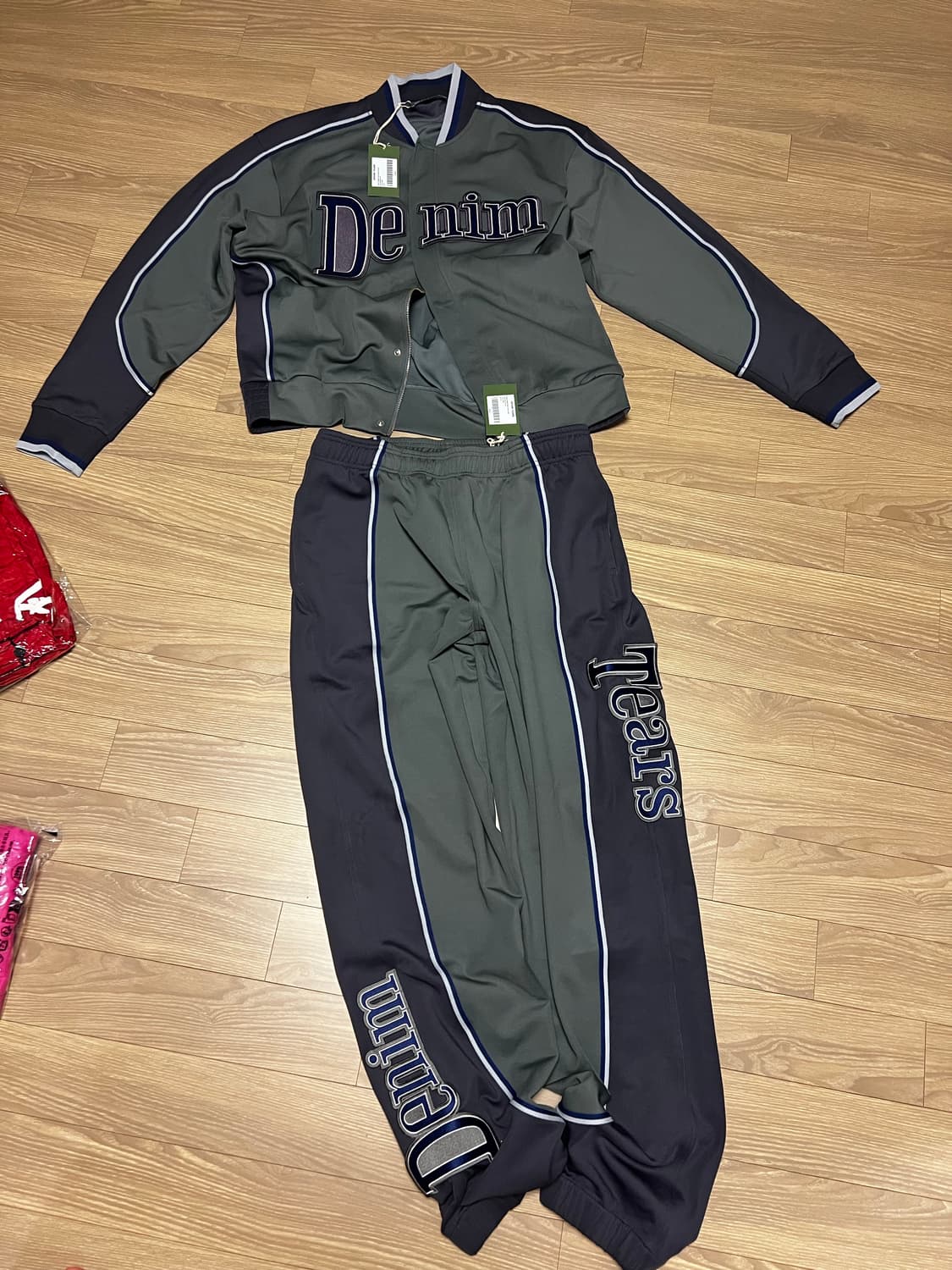 데님티어스 트랙 셋업 [상의L 하의XL] 상품이미지1