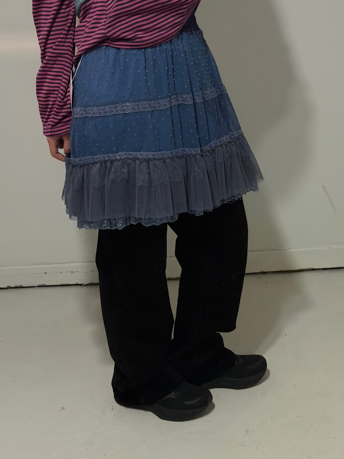 엑시즈팜 페어리 레이스캉캉 미니스커트 상품이미지2