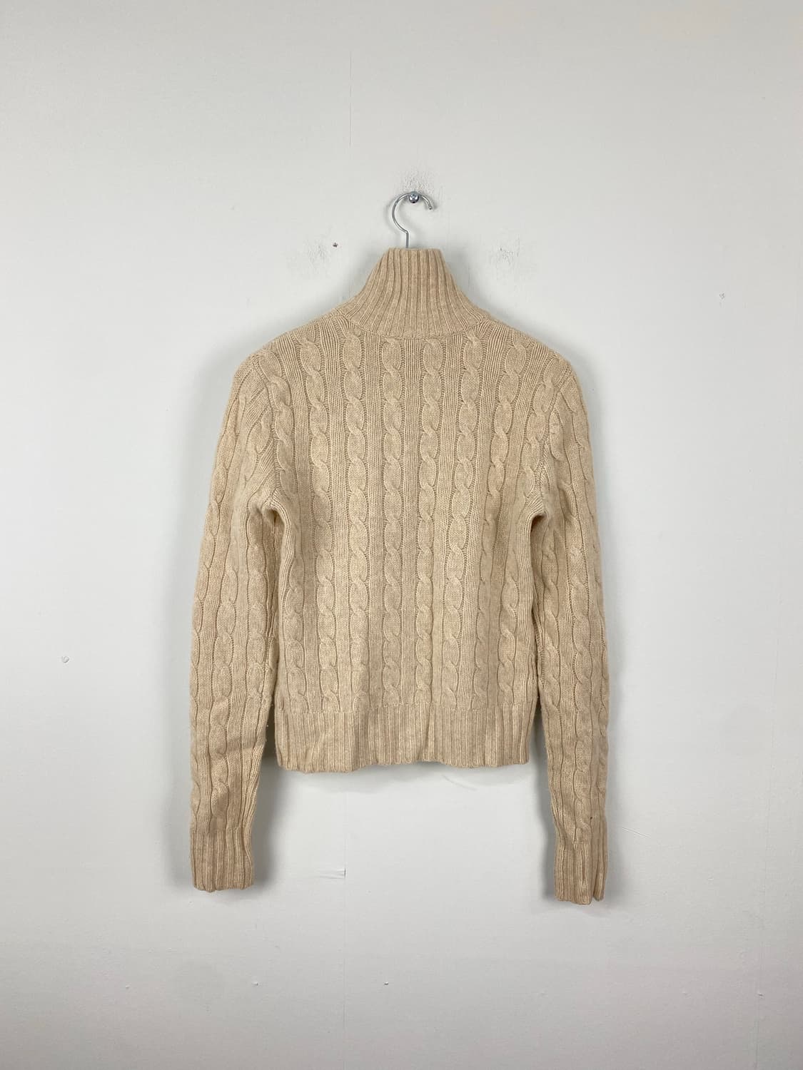 랄프로렌 폴로 꽈배기 울 니트 터틀넥 집업 S <511> 상품이미지2