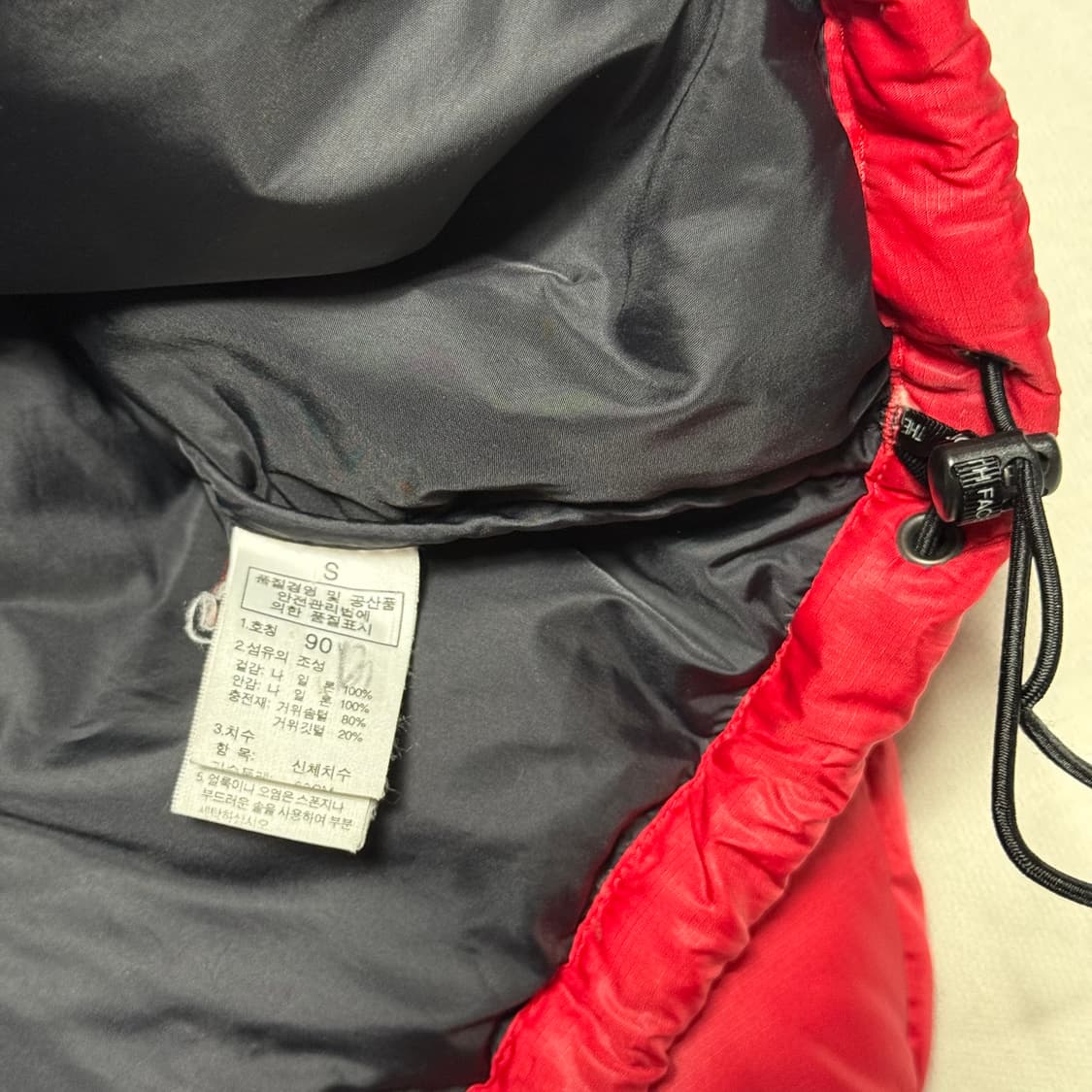 90 노스페이스 눕시 700 구스다운 패딩 상품이미지5