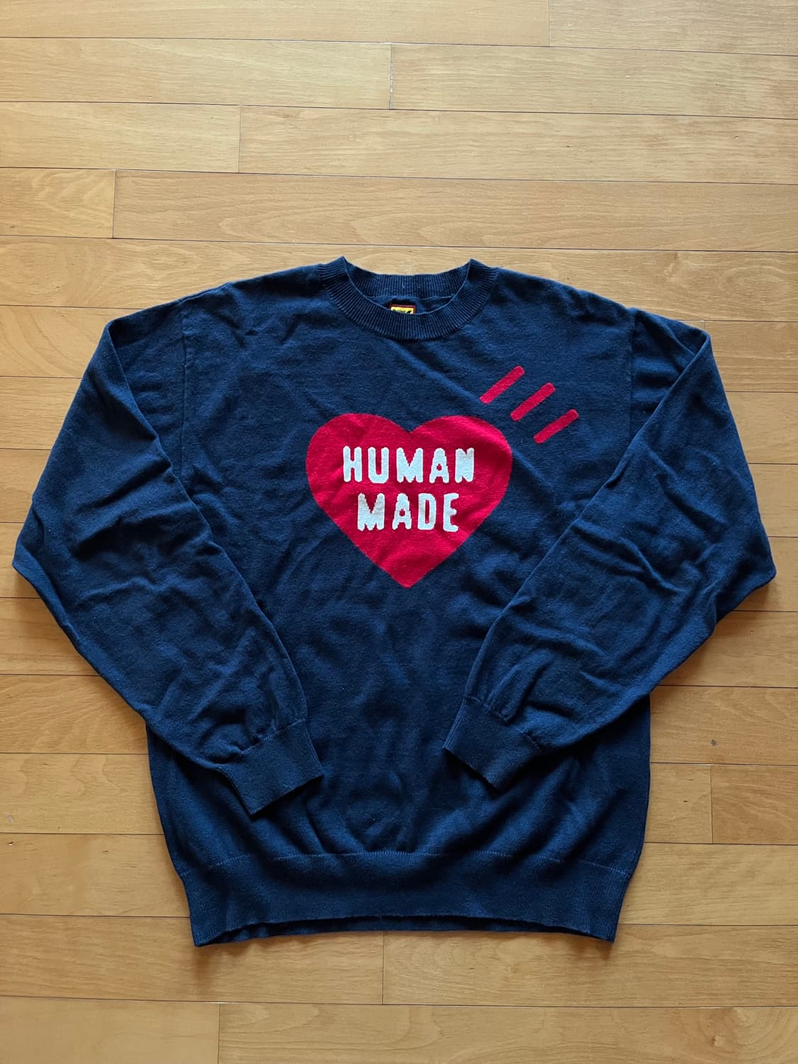 휴먼메이드 human made 하트 로고 니트 dry alls 상품이미지1