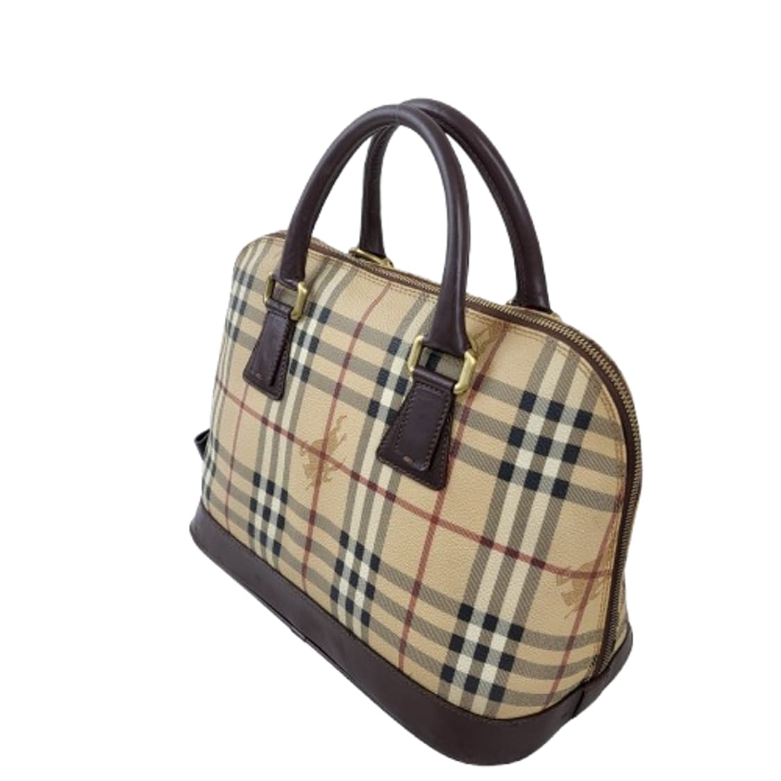 정품 버버리 헤이마켓 체크 토트백 상품이미지3