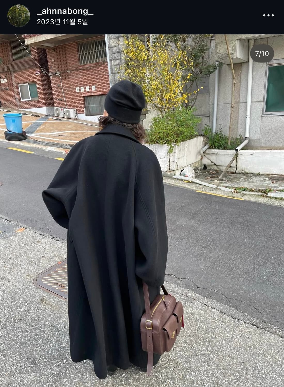 에토스 레글런 코트 블랙 상품이미지5