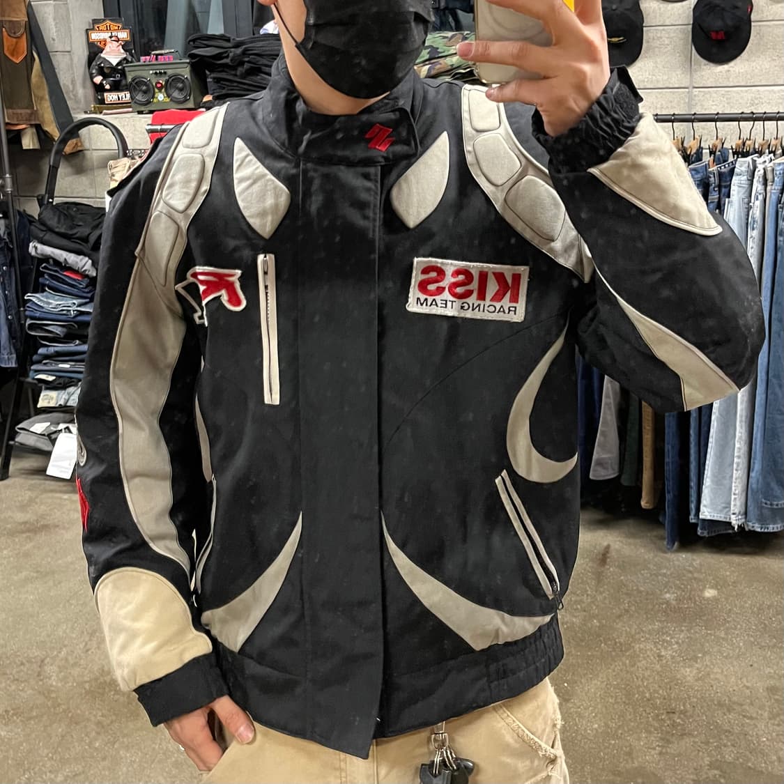 90s 스즈키 요시무라 레이싱 자켓 (110) 상품이미지9