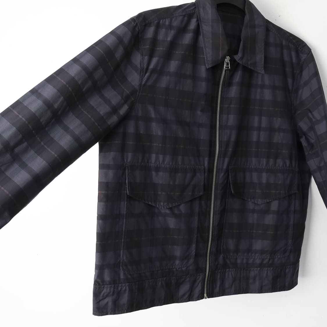 95/에잇세컨즈 체크 집업 자켓 상품이미지4