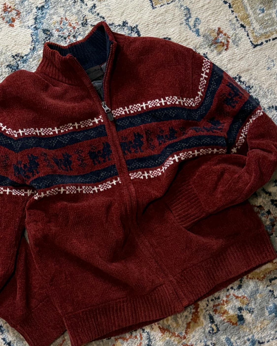 페어아일·노르딕 빈티지 니트집업 상품이미지8