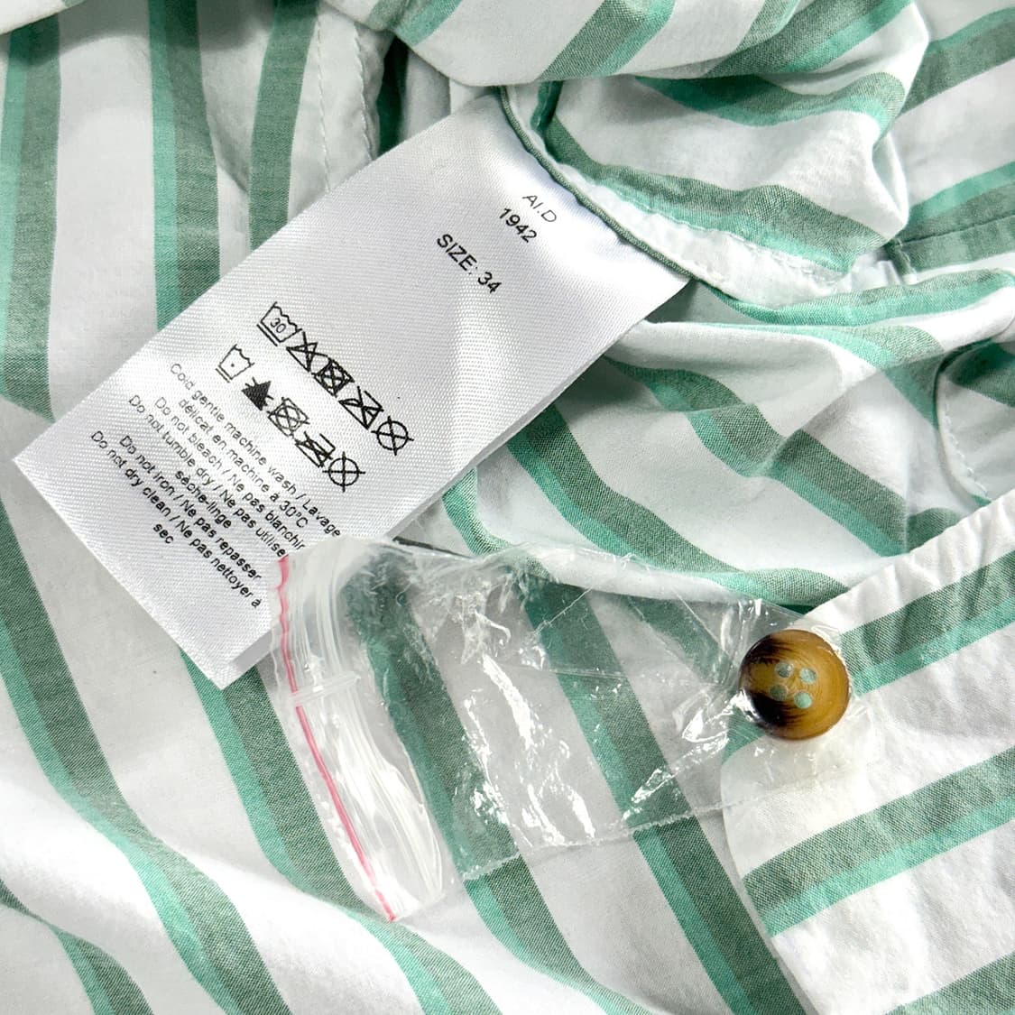 가니 GANNI 러플 스트라이프 셔츠 상품이미지5