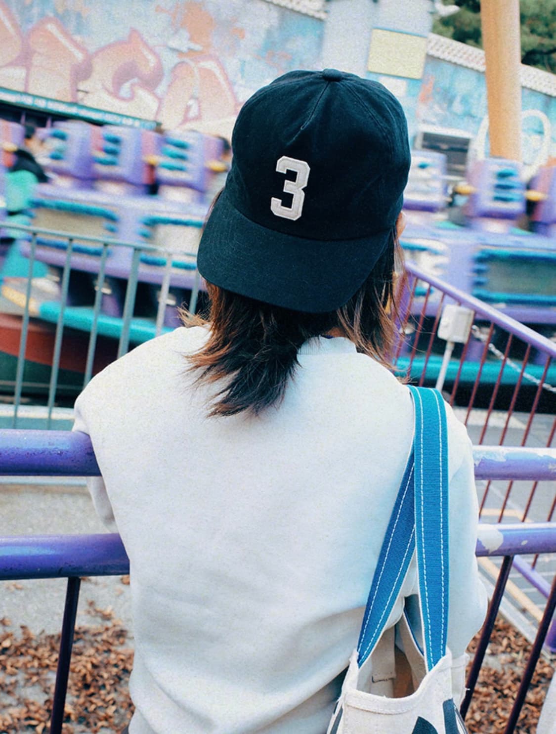 컬렉트피시스 쓰리 5패널 캡 블랙 상품이미지2