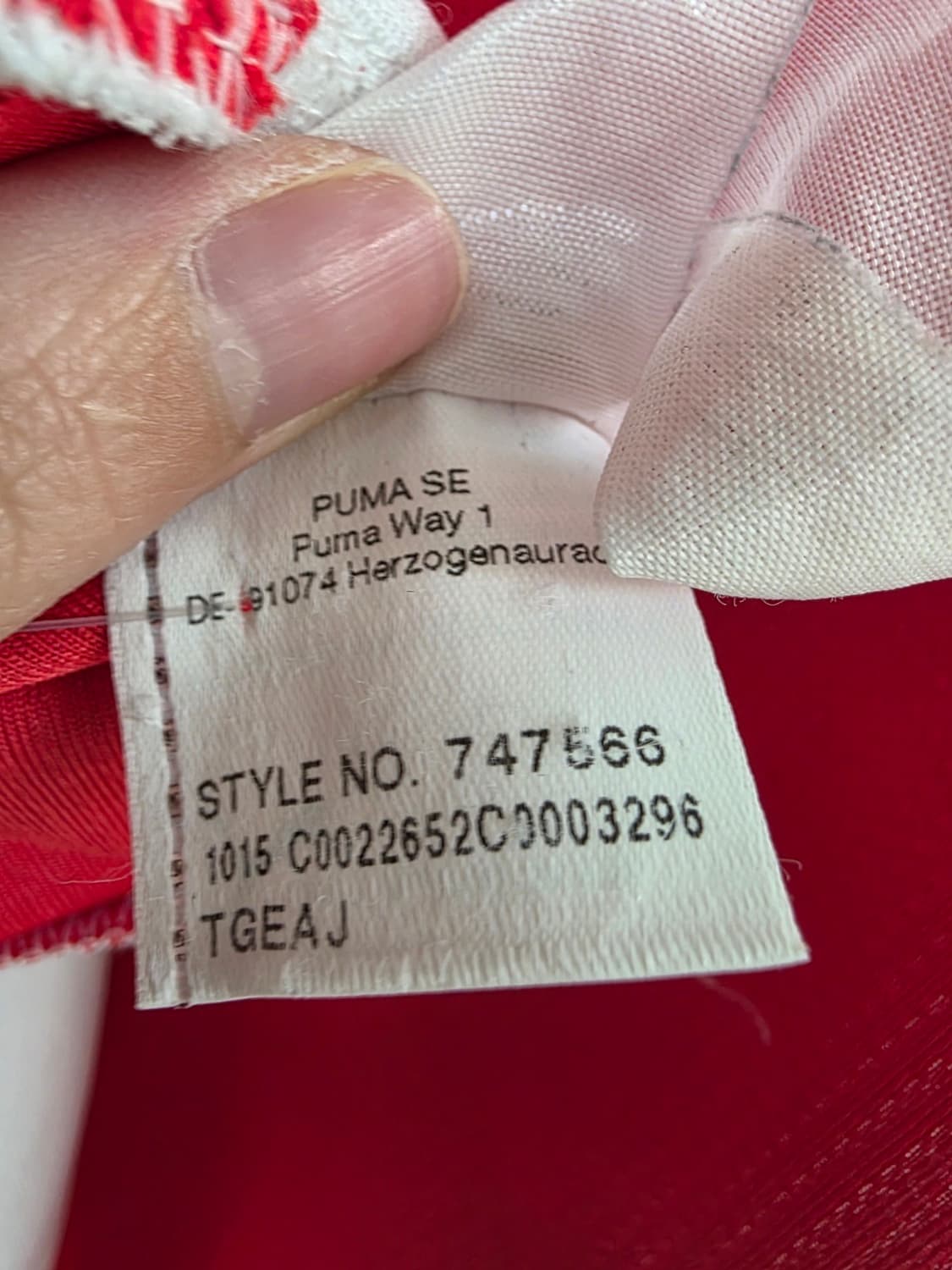 푸마 아스날 유니폼 반팔 노마킹 상품이미지10