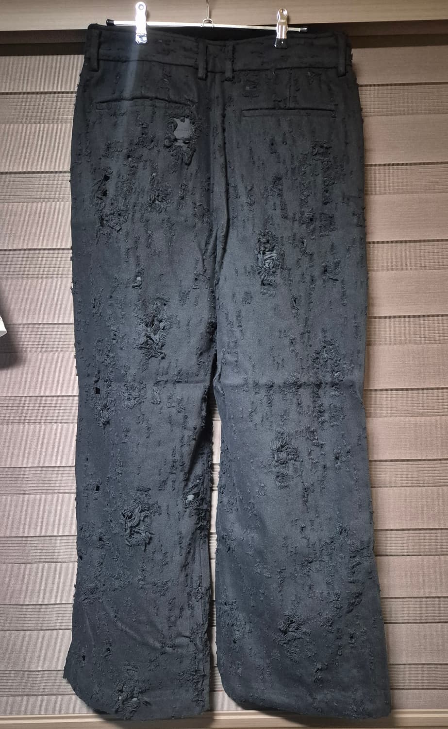 [46]준지 24ss 코튼 데미지드 팬츠 상품이미지4