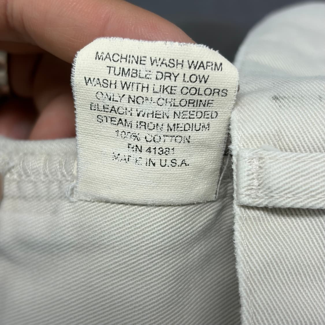 90S 폴로 투턱 치노팬츠 상품이미지6