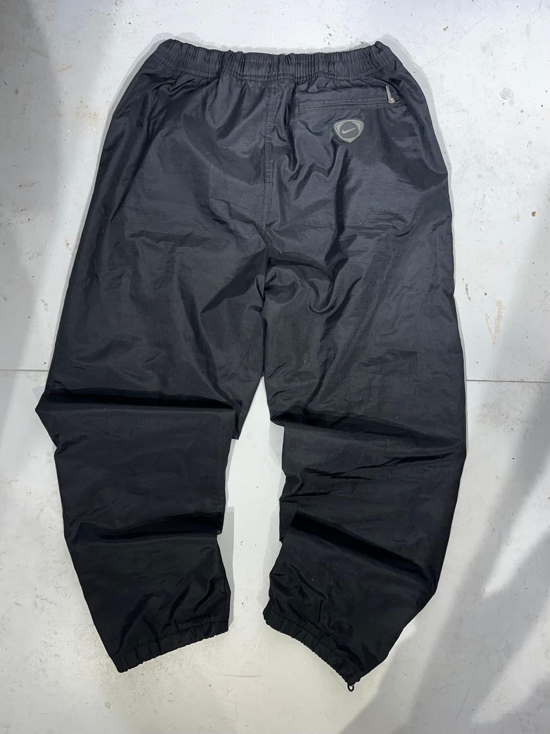 나이키 블랙 사이드 라인 와이드 트랙 팬츠  상품이미지5