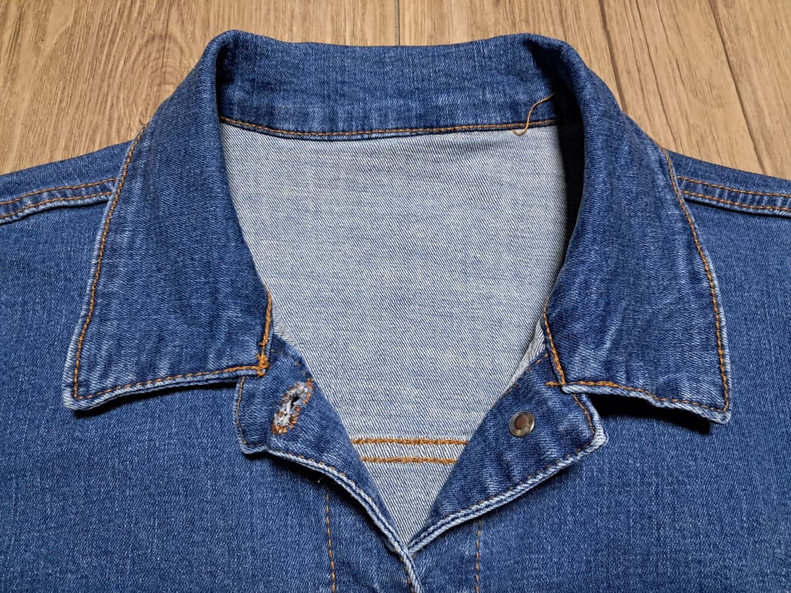 룩앤미 여성 빅사이즈 데님 조끼 3XL 상품이미지6