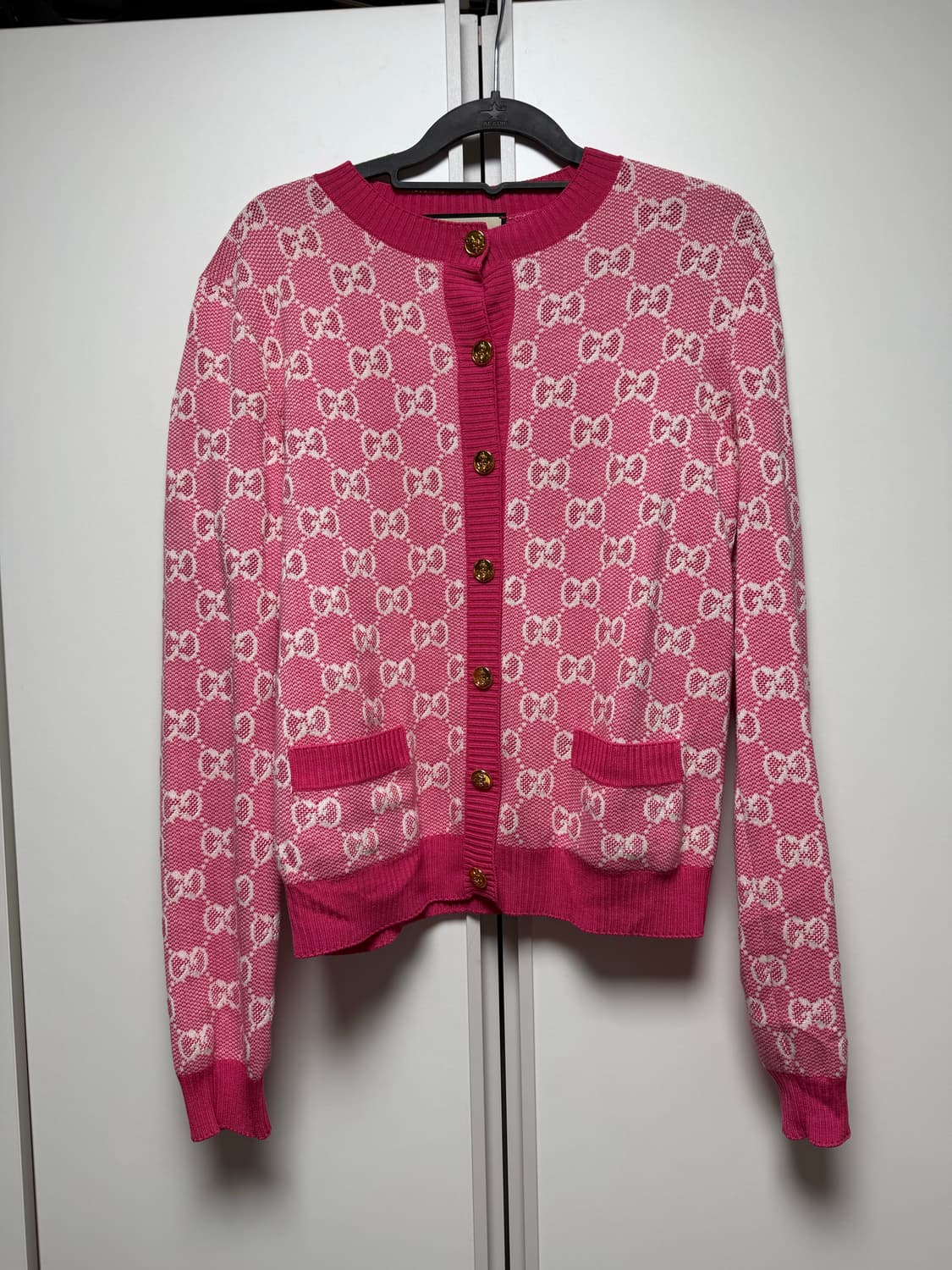 구찌 GG 가디건 핑크 상품이미지1