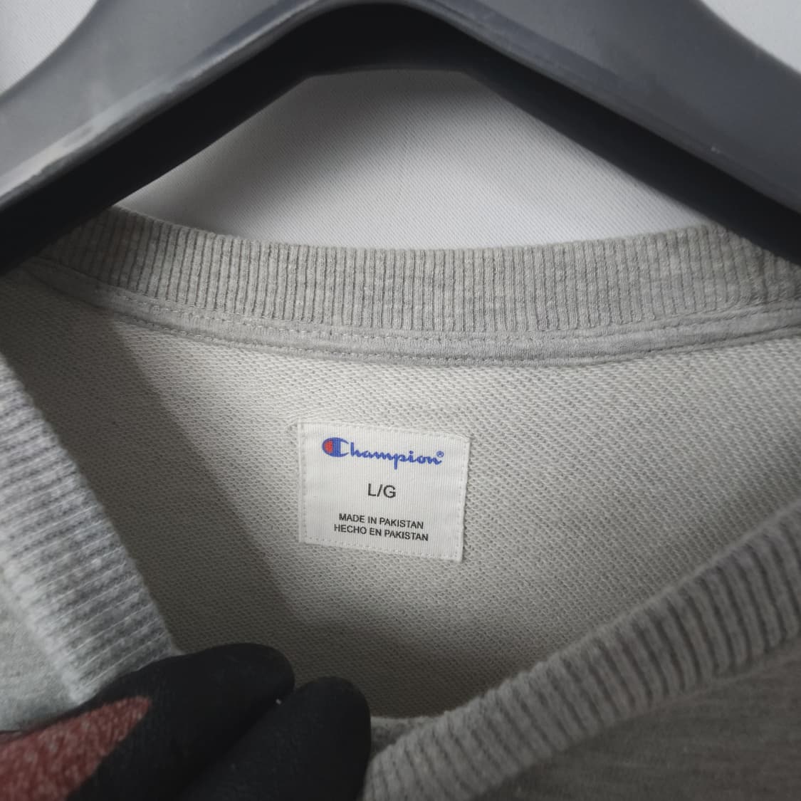 88(140) ~챔피온 회색 맨투맨  상품이미지3
