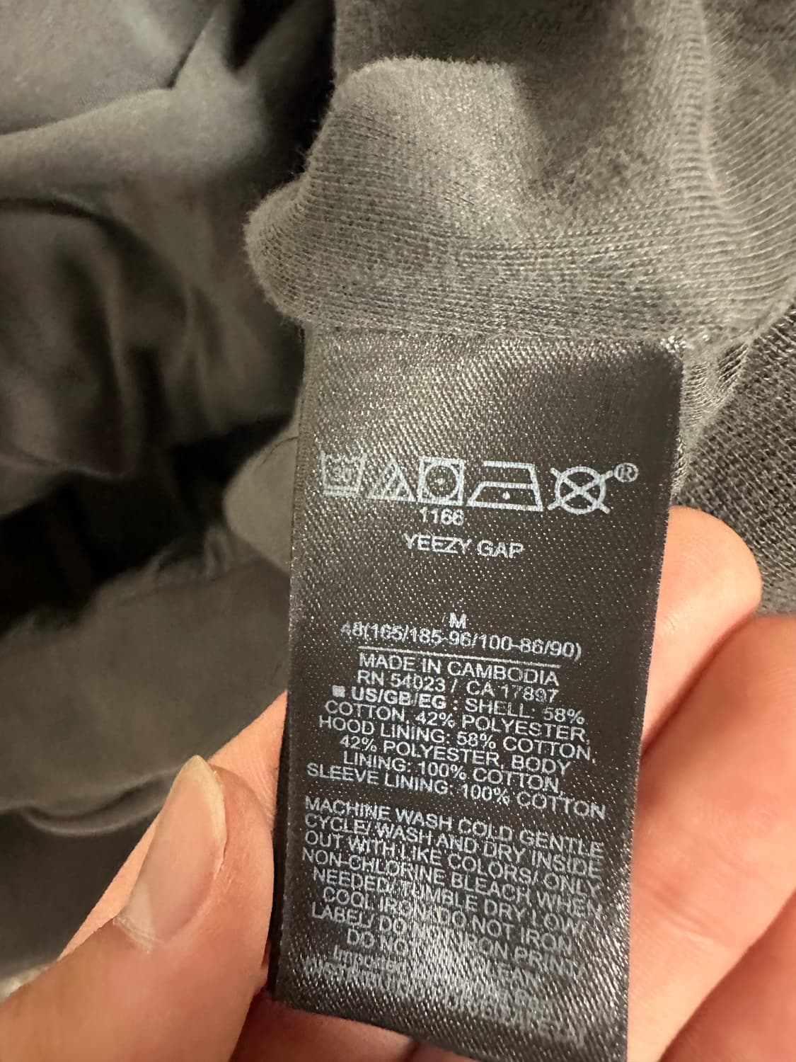 이지 갭 발렌시아가 도브 후드 M 상품이미지4