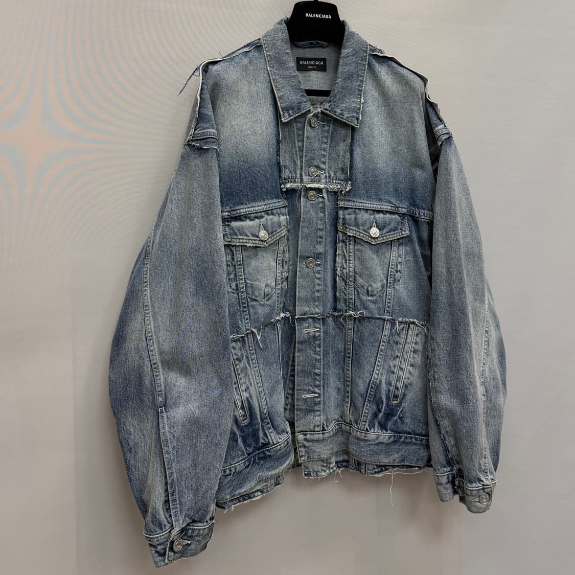 발렌시아가 컷업 데님자켓 (110)  상품이미지2
