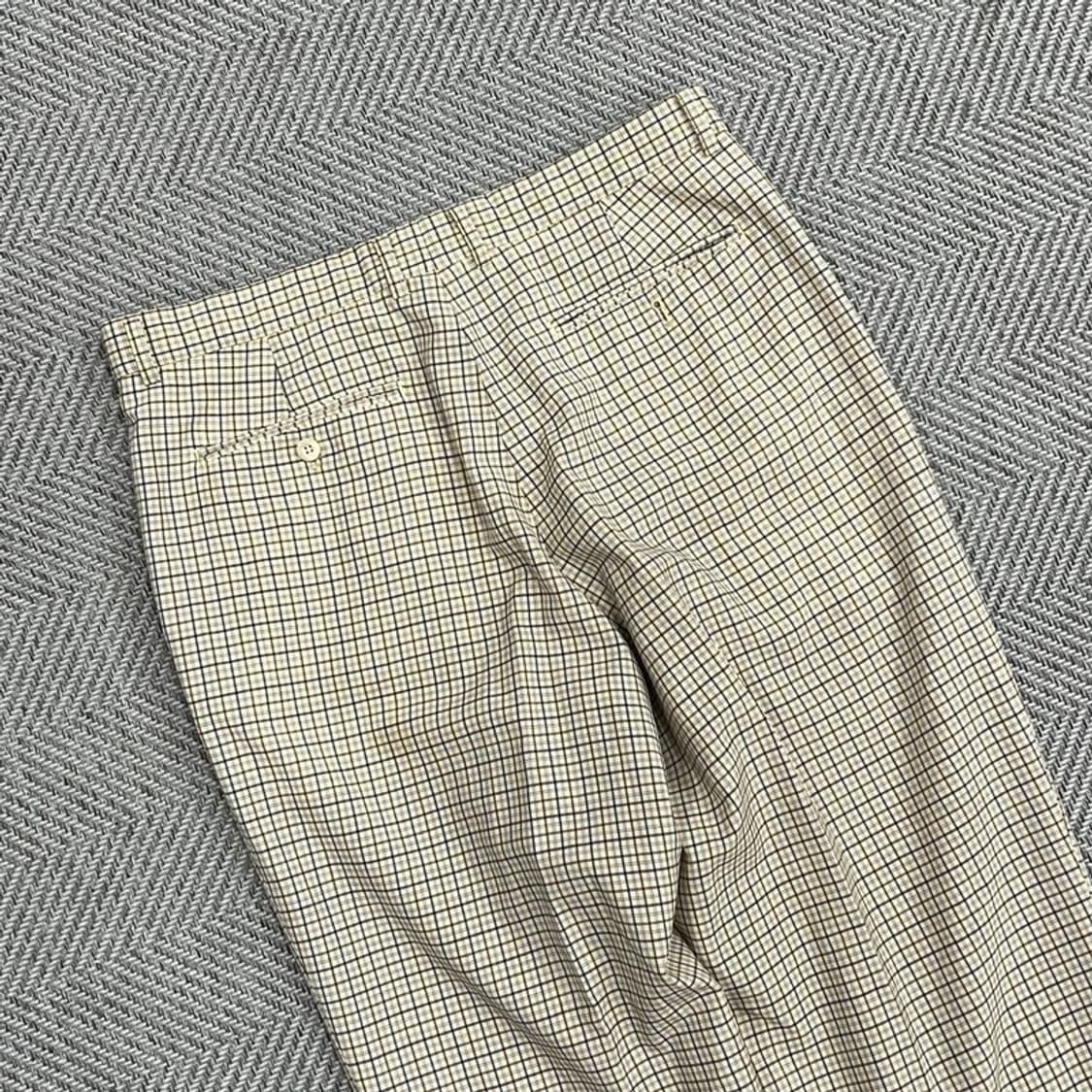 입생로랑 체크 슬랙스 v0980 상품이미지4