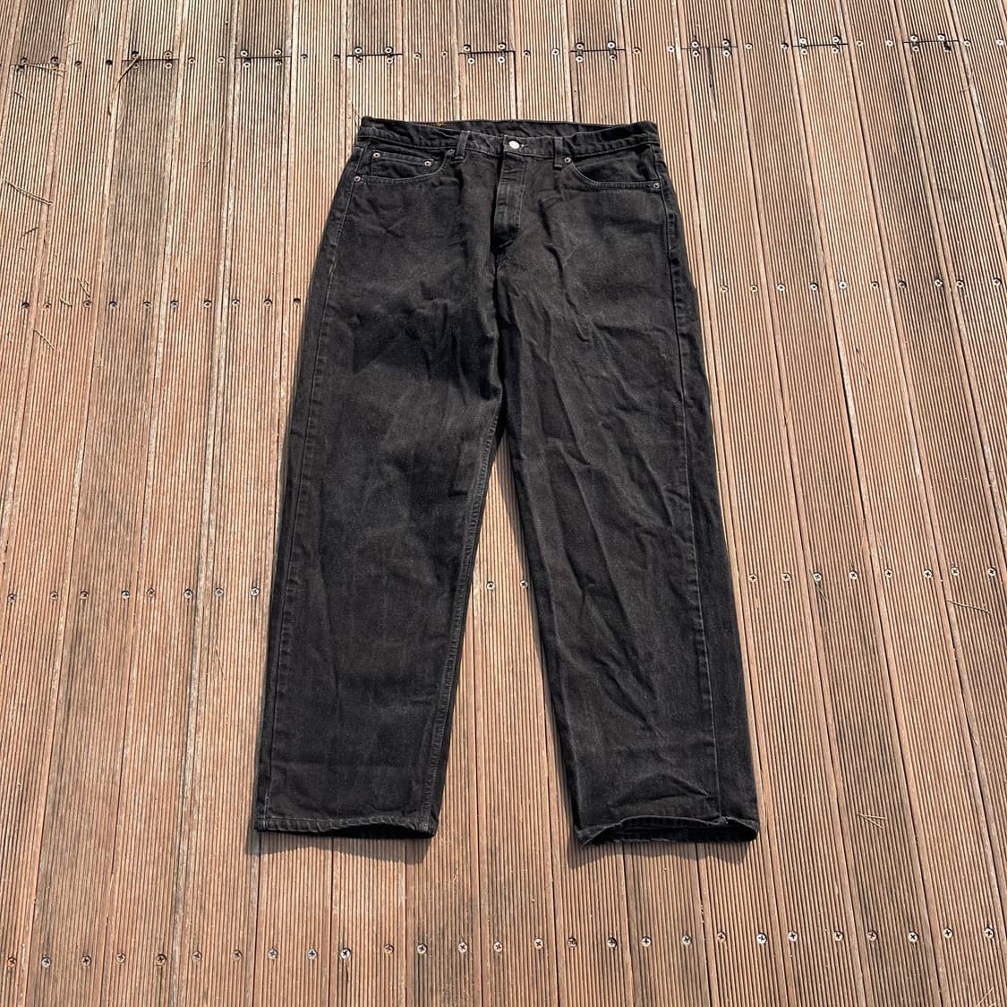 [38X32] 90s 빈티지 리바이스 565 블랙 상품이미지1