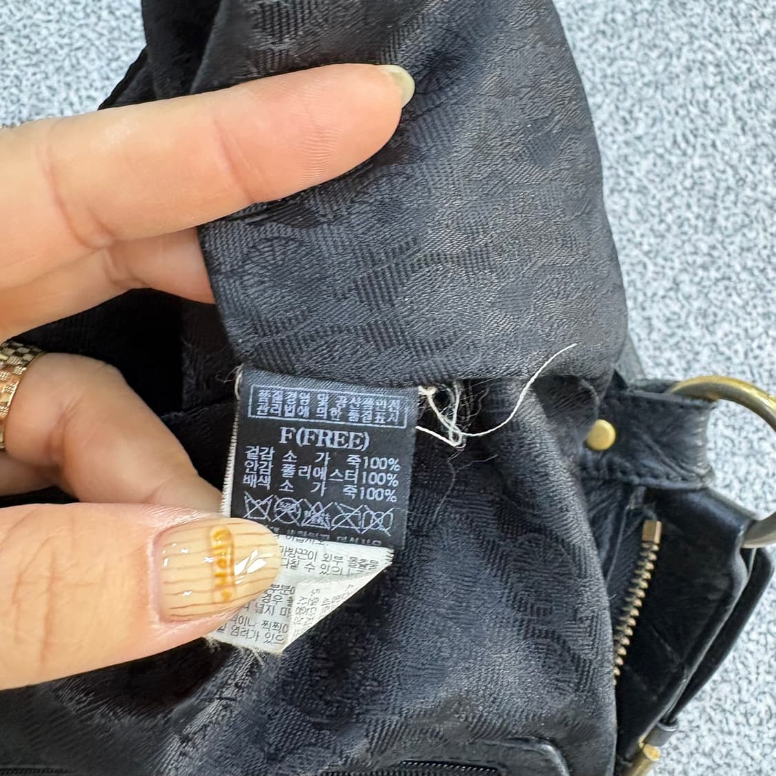 빈폴 소가죽 숄더백 0409J 상품이미지6