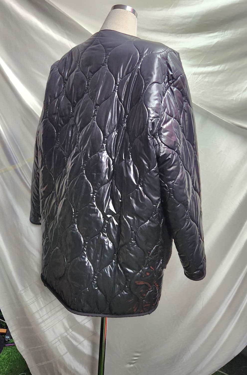 블랙 토글 퀼팅 점퍼🖤 퍼포켓 포인트로 감성 한스푼 상품이미지6