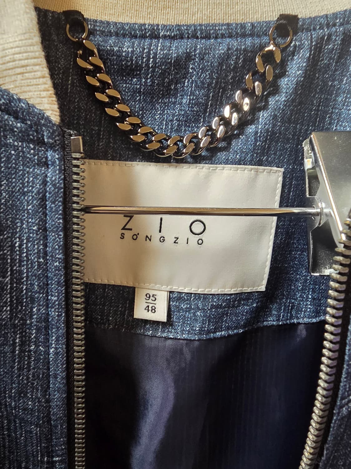 송지오 옴므 블루종 48사이즈팝니다 상품이미지3