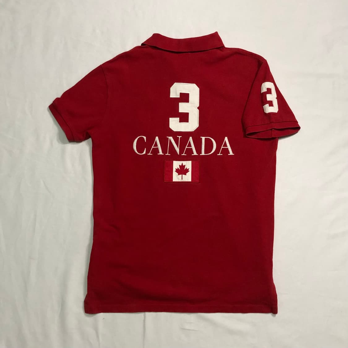 폴로 랄프로렌 캐나다 빅포니 레드 카라티 상품이미지3