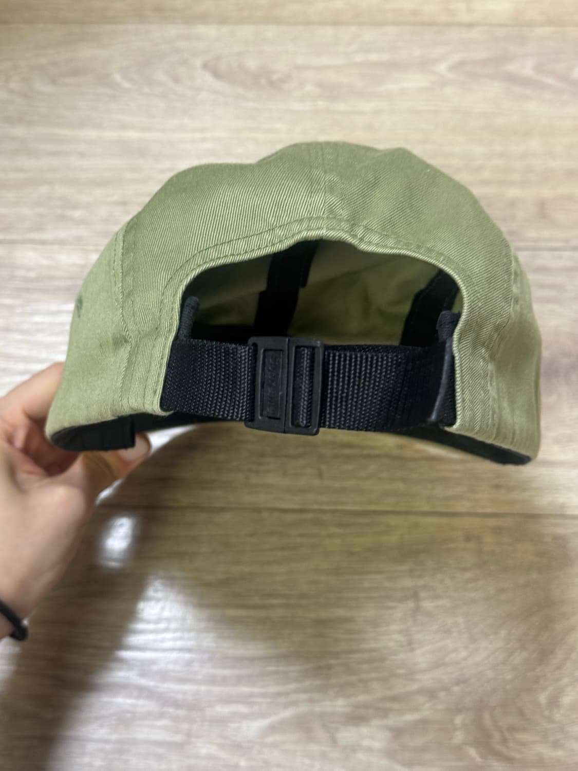 슈프림 워시드 치노 트윌 캠프캡 라이트 올리브 - 24SS Supreme 상품이미지3