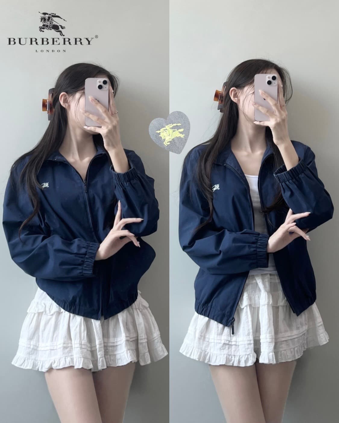 버버리 블루종 자켓 상품이미지1
