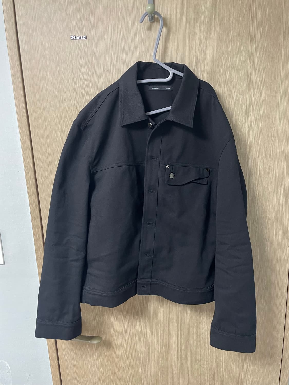 이티씨이 베이스크롭 더블 플랩 트러커자켓 상품이미지2