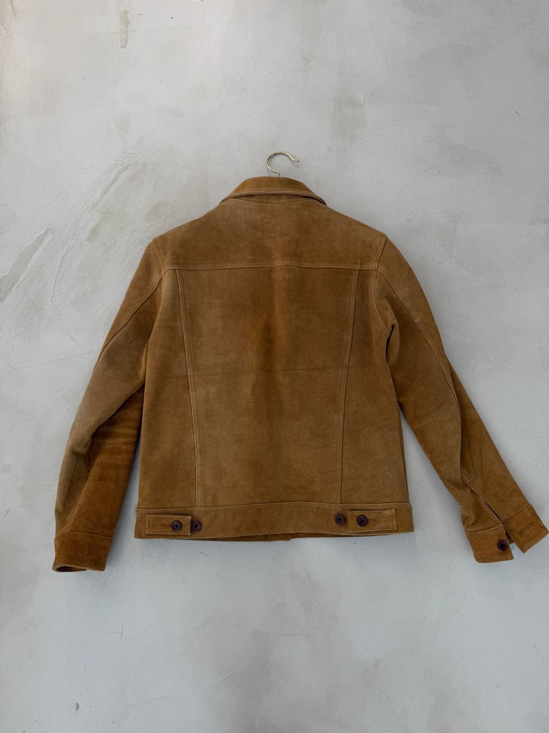 Collective(콜렉티브) 천연 소가죽 스웨이드 자켓 상품이미지2