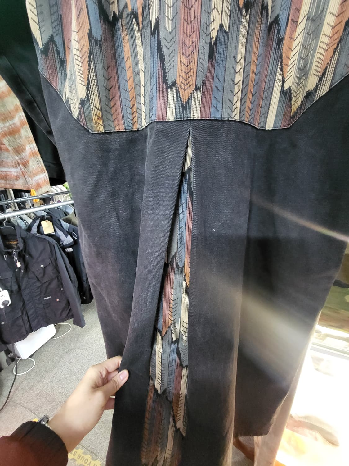 카우보이 깃털 롱코트 상품이미지5