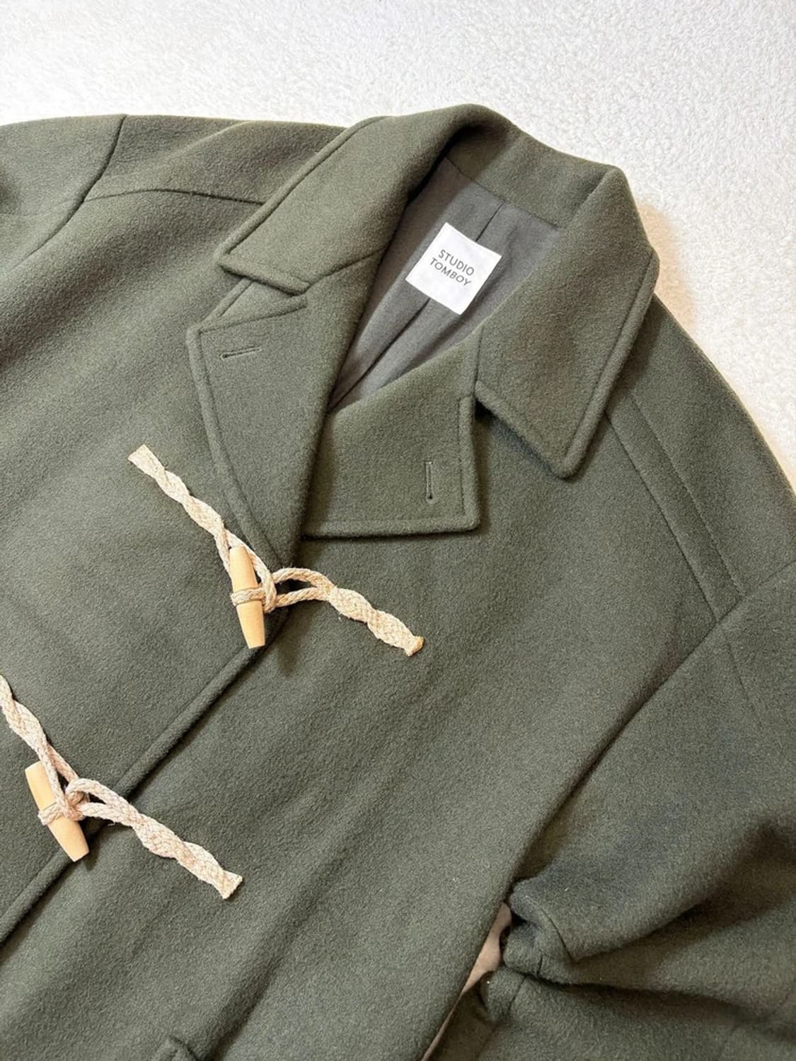 스튜디오톰보이 17ss 울 앙고라 더플 코트 PN6071 상품이미지2