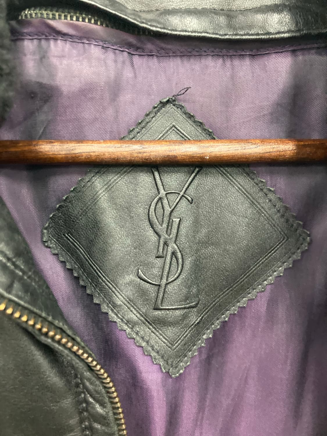 입생로랑 가죽자켓 상품이미지3