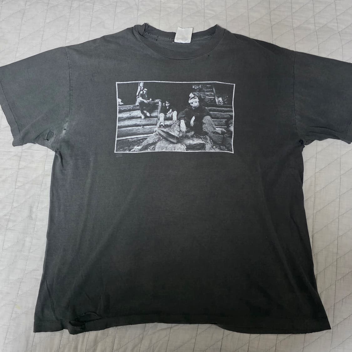 [XL] 90s 비스티 보이즈 블랙 빈티지 밴드티 트래쉬드 상품이미지1