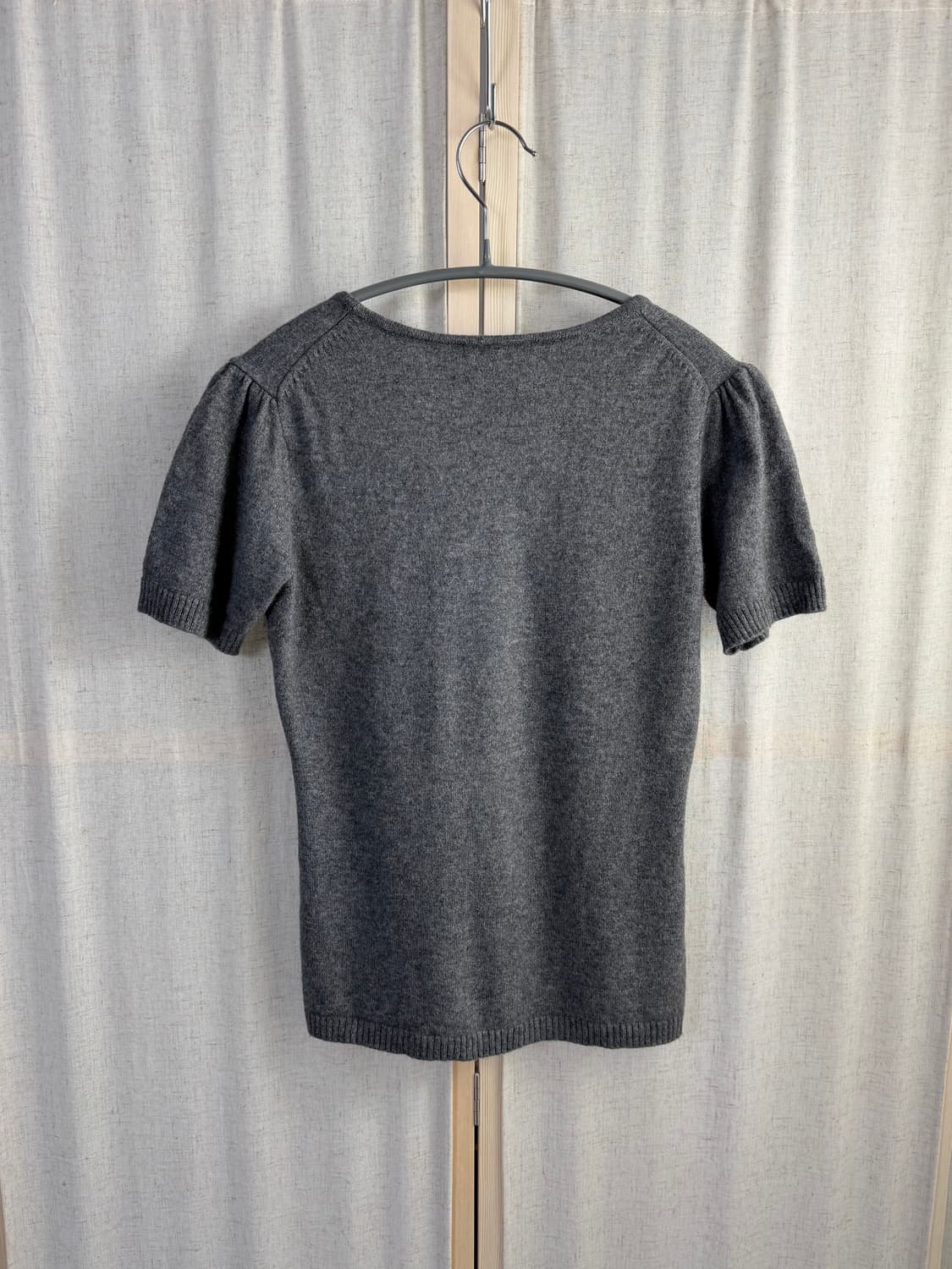 Vie orne 도트 니트 반팔 탑 상품이미지6