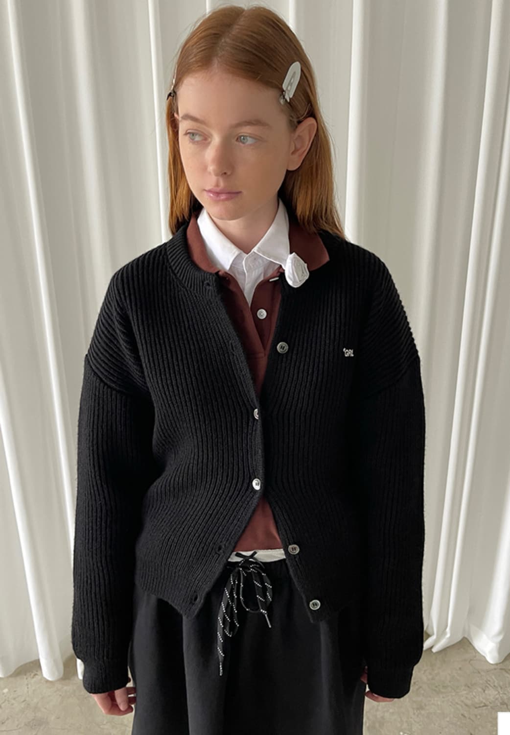 pff girl polo long sleeve shirt 상품이미지4