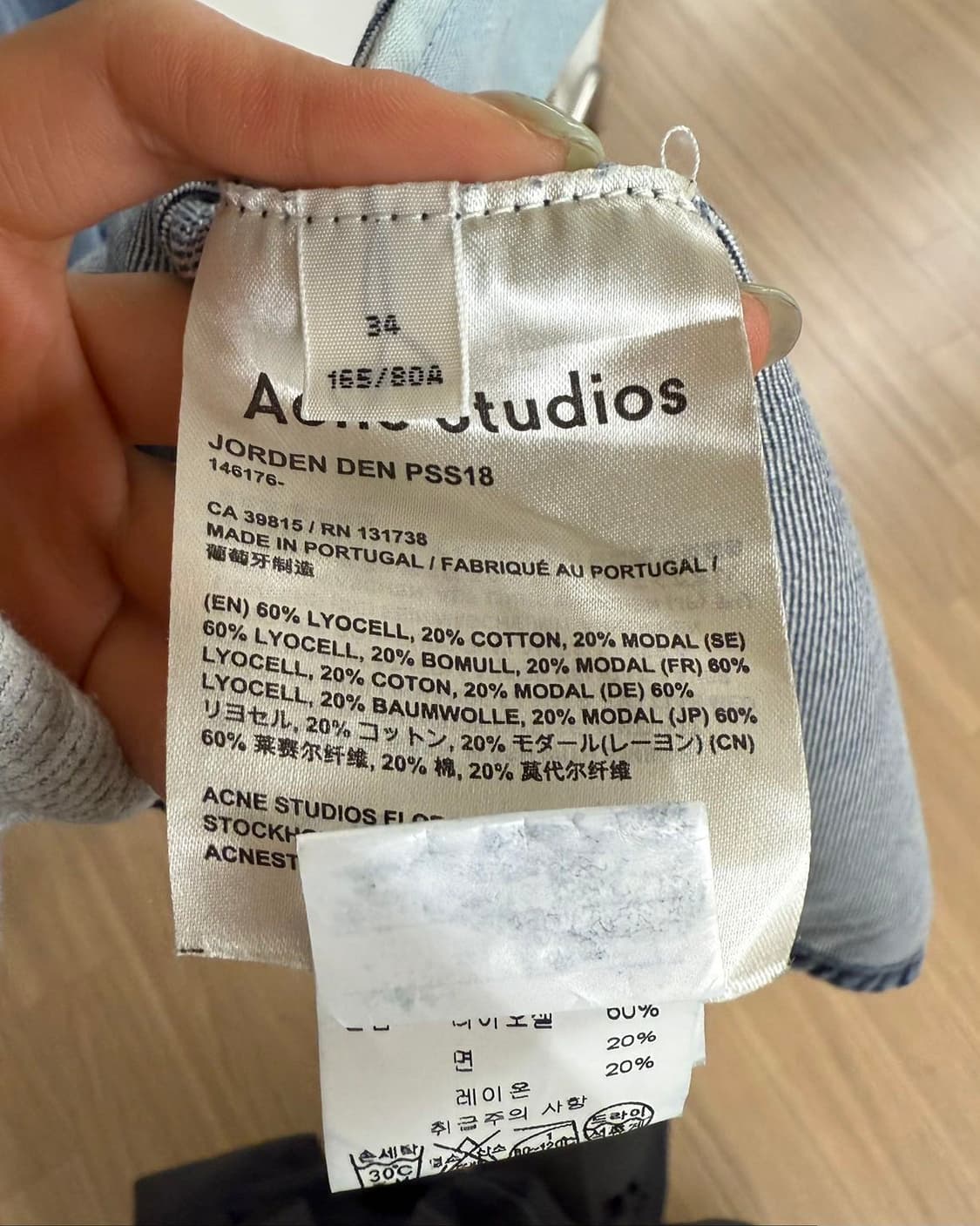 아크네 스튜디오 데님 포켓 셔츠 원피스 상품이미지8