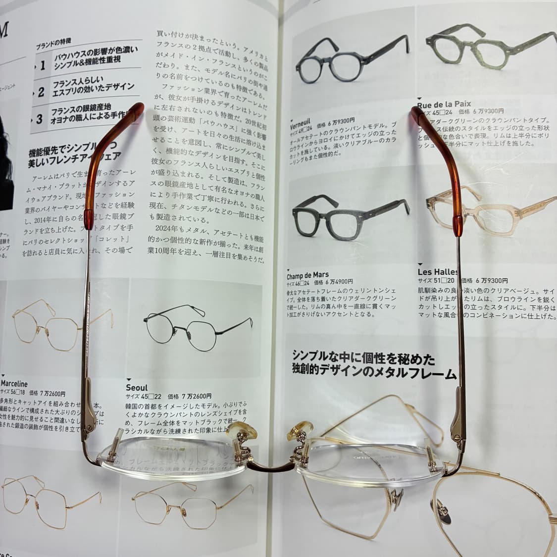 Louis Feraud Paris 루이 페로 골드 티타늄 무테 안경 상품이미지8