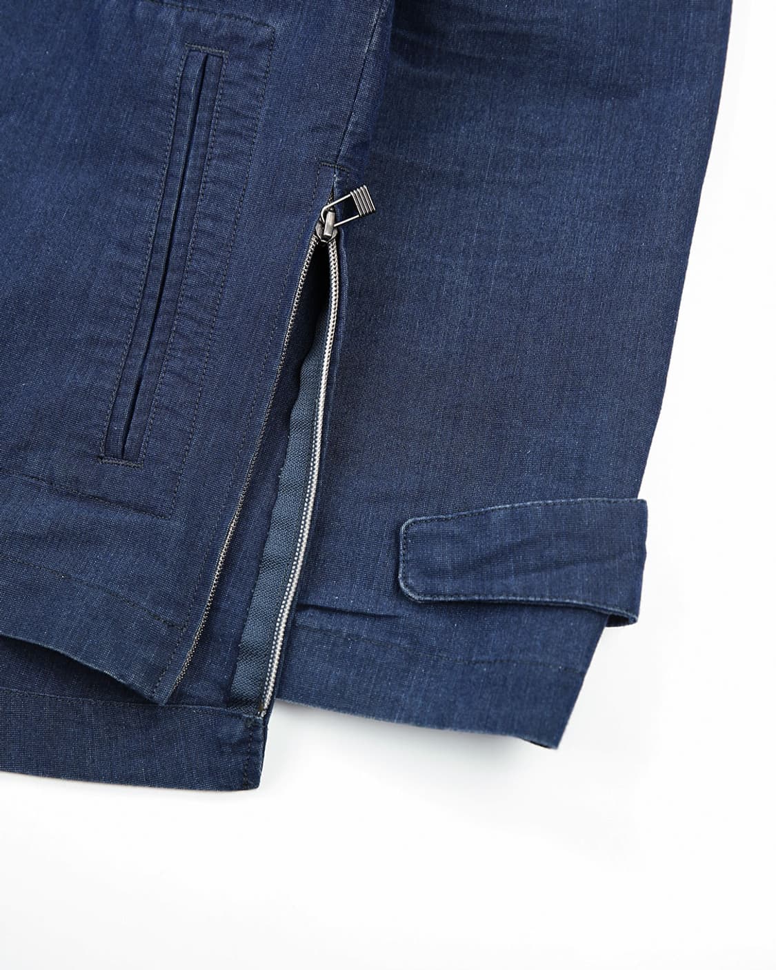 Slow Gun Indigo Denim Hooded Jacket 상품이미지9