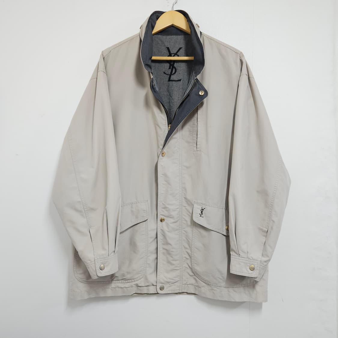 105 입생로랑 빈티지 자켓 베이지 상품이미지2