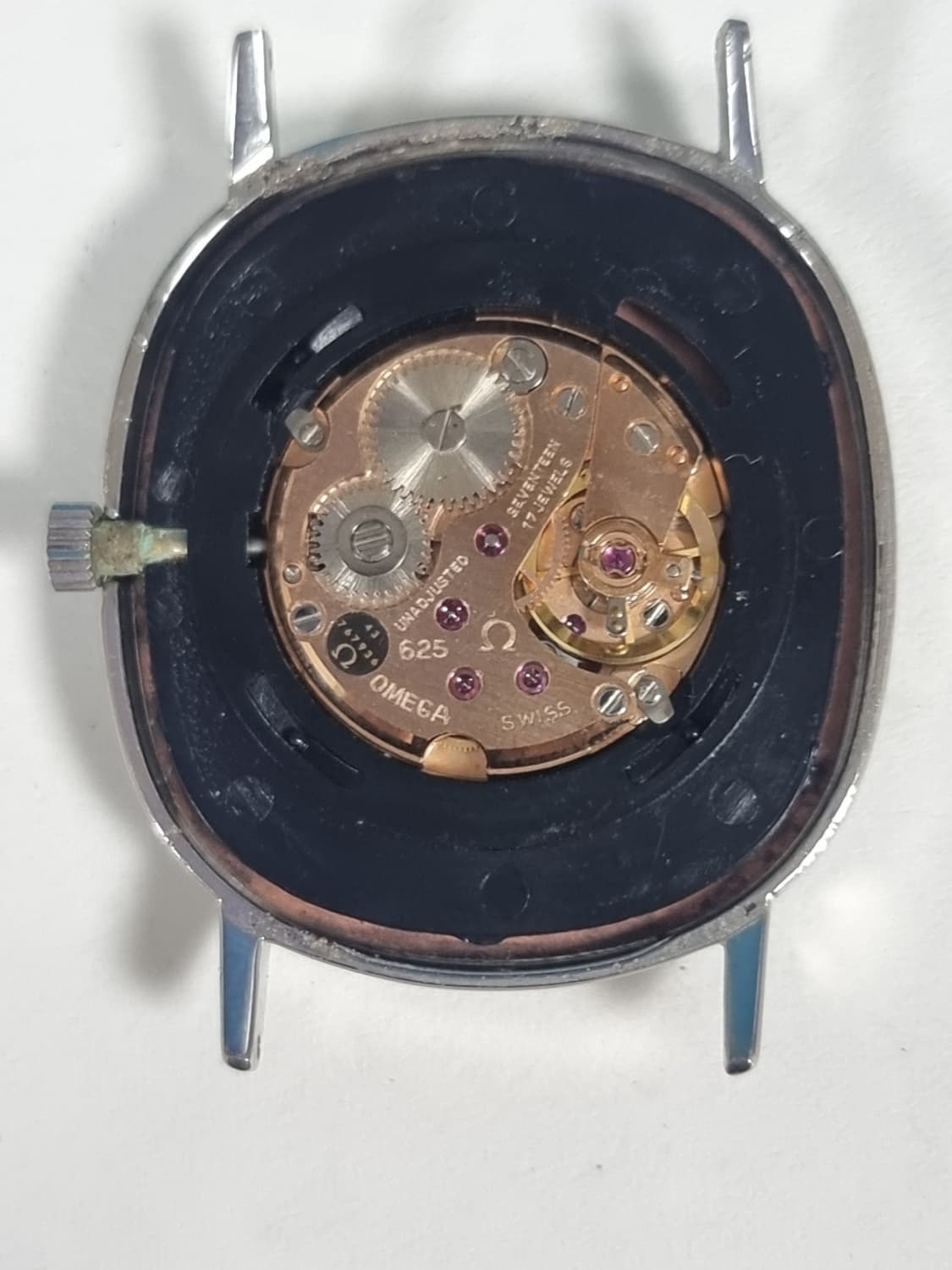 정품 OMEGA 수동  빈티지 드빌 티파니 다이얼 시계 35mm 상품이미지7