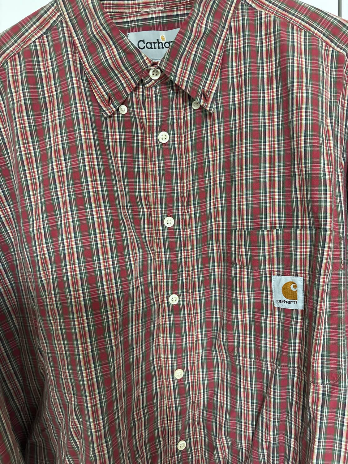 칼하트 체크셔츠 XL 상품이미지4